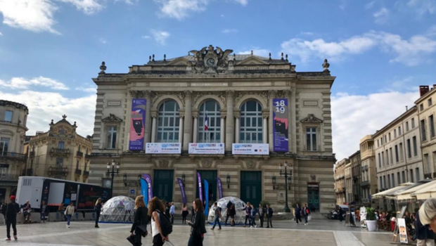 La Place de la Comédie avec l’Opéra