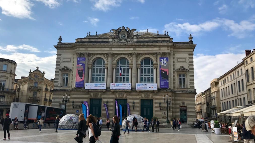 La Place de la Comédie avec l’Opéra