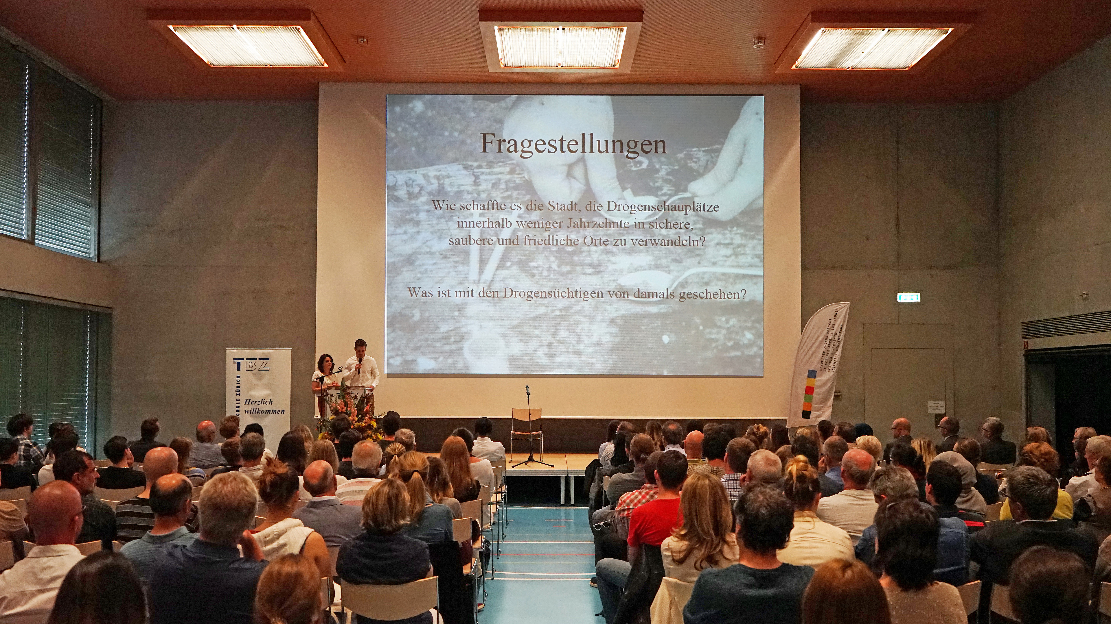 BMA-Präsentation an der Vernissage der Abschlussarbeiten