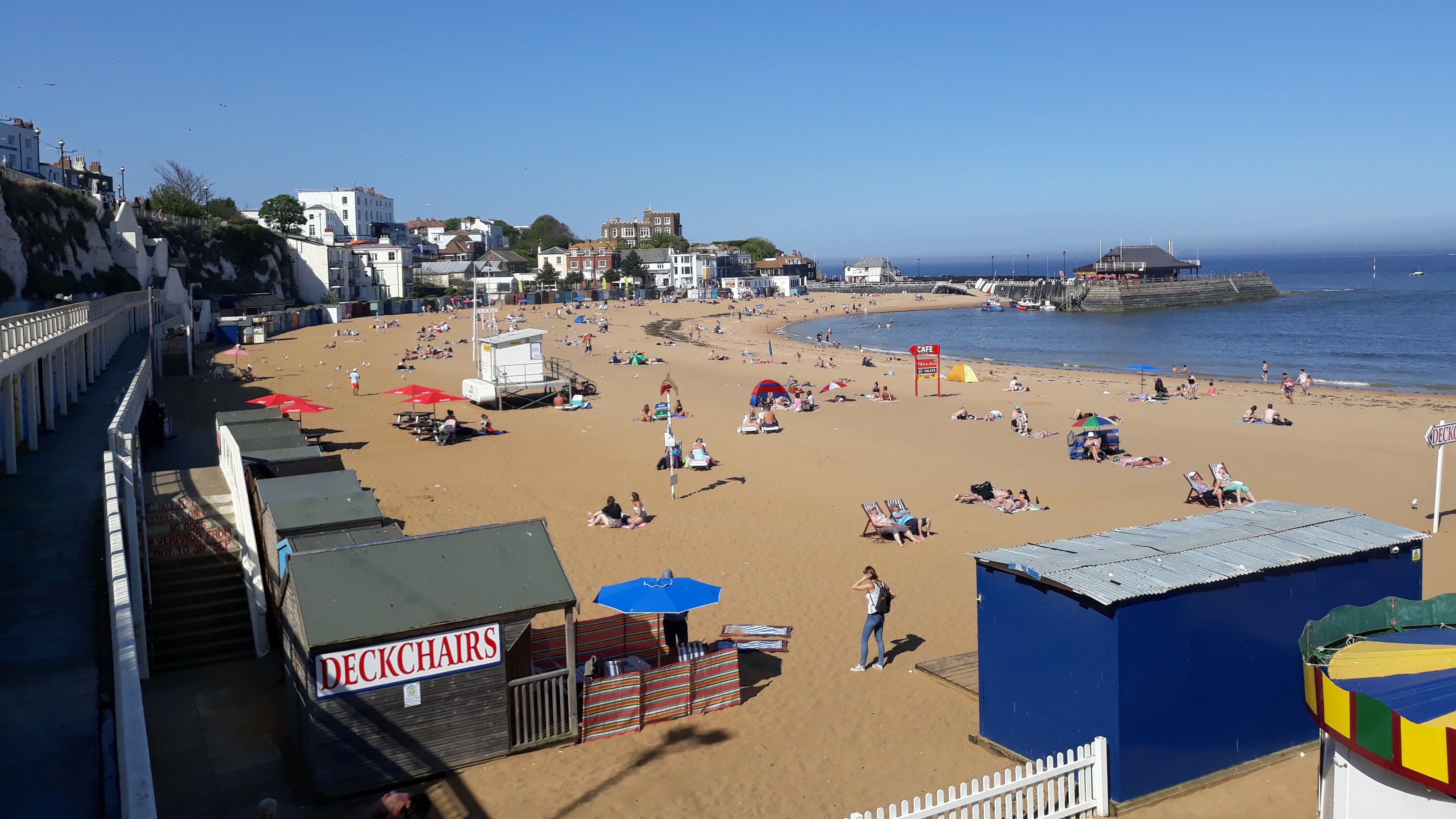 Viking Bay on the hottest May Bank Holiday on record